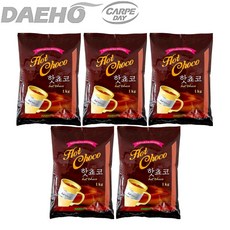 대호 핫쵸코 1kg x 5개 / 자판기용 코코아차 핫초코분말, 5개입