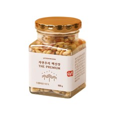 자연우리 백산잣 더 프리미엄 유리병 생식용 잣, 1개, 100g