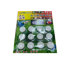 LOTA 蓮花牌 水生植物蓮花肥 睡蓮肥料 水培植物肥料, 1包(12錠), 6