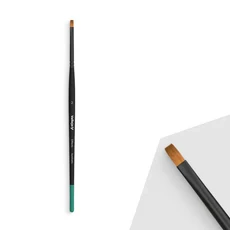 【AV Vallejo】特效系列塑膠毛扁平長方形畫筆 No. 2