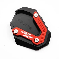 For CFMOTO 450MT Motorcycles Accessories CNC Foot Side and Enlarger Plate Pad Kiand Extension, 07 Red-450MT