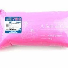 정재가 구름솜 1kg 1P 인형솜충전 배개솜