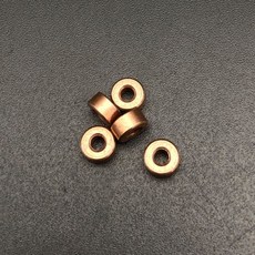 내경 0 높이 경량 정밀 부싱 05MM 외경 2 링 루즈핏 52B 2MM 샤프트용 5MM 금속 구리 4G 10개/묶음