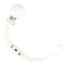 써클 실리콘 노리개 젖꼭지 클립, WhiteColor, 1개