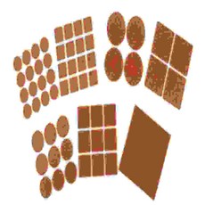 의자다리패드 소음방지패드 층간소음방지패드 소음방지스티커 식탁소음방지, 원형 대 8P