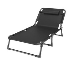 1인용 폴딩 침대 접이식 사무실 휴식 수면 리클라이너 쇼파베드 공간활용, A. 62x180cm 두꺼운 원관 블랙