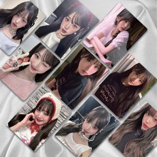 LOKEXING 아이브 장원영 홀로그램 박스 포카 고화질 로모 카드, 포토카드 55장