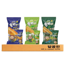 [달콤진] 몽키통통 오리지널맛 + 대파맛 + 김맛 3종, 1세트, 360g
