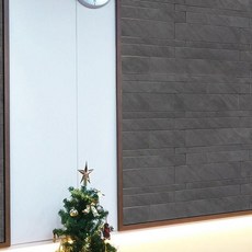 포인트 카페인테리어 타일 메탈릭 다크그레이 스톤 WBIMTE015, 34.3cm x 29.8cm, 1개