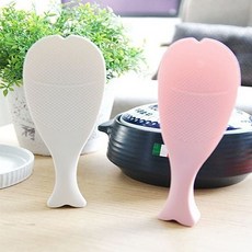 위생적인 오리지날 일본 마나 피쉬 밥주걱 물고기주걱 피쉬밥주걱 일본마나, 핑크, 1개