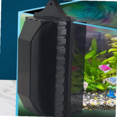 양면 자석 유리 어항 브러쉬 수조 수족관 청소기 59000EA 1EA, 중형, 블랙