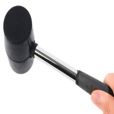 300g 고무망치 검정고무망치, 1개