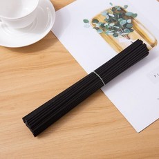 프리미엄 디퓨저 스틱 4mm x 30cm 고밀도 두꺼운 긴 리드 대용량, 30개입, 1개, 블랙