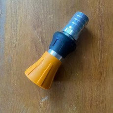 下殺價 家用高壓洗車水槍 大流量農用園林澆花增壓噴頭 洗車用消防強力水槍, 1寸2軟管大流量水槍【送倆卡箍】