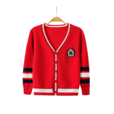 Ruby Kids男童青少年紳士風針織開襟衫 D105