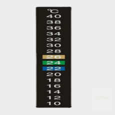 지니걸즈 스티커 어항 온도계 수족관용