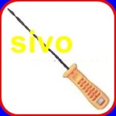 SIVO 8吋 丸鋸銼刀 圓鋸鑽孔螺旋膠柄銼刀 附膠柄, 1個