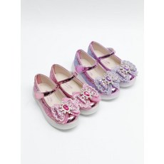 여아 보석 리본 LED 구두 120678