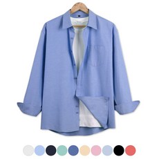 오버나인 남자 남성 루즈핏 옥스포드 남방 코튼 탄탄핏 셔츠