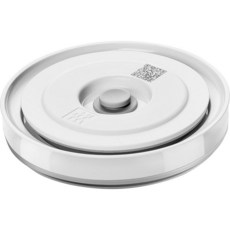 ZWILLING Fresh & Save BOWLS 진공 그릇 뚜껑 스몰 뚜껑이 있는 유리 및 스테인리스 스틸 믹싱 볼과 호환 식품 보관 및 식사 준비를 위한 밀폐 BPA, 1개, 1개