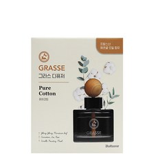 불스원 그라스 디퓨저 방향제-105ml 퓨어코튼 2개