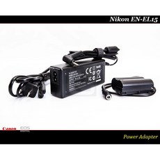 【特價促銷】一般版Nikon EN-EL15 電源供應器/EN-EL15c 假電池/EP-5B/ EN-EL15b, 1個