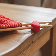 망고땡 코바늘 고정핀 5개 대바늘마개홀더캡, 블루