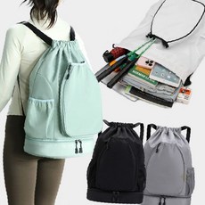 (큰손할인) 라켓스포츠백팩 농구 테니스 보관 스트링 헬스 라켓백 피클볼 가방 배드민턴 드로우 축구, 블랙, 블랙, 1개