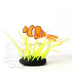 둠칫 야광 인조수초 흰동가리 수족관 장식