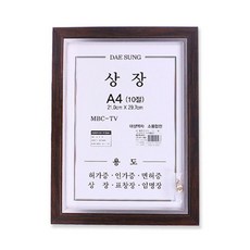 SE 대성 베네치아 상장 10절 액자