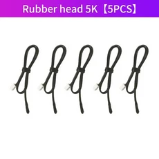 5개입 범용 에어컨 온도 센서 고무 구리 헤드 5K 10K 15K 20K 25K 50K NTC 프로브 태양광 전기 물용, 06 5PCS Rubber head 5K