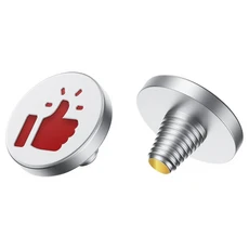 JJC 카메라 소프트 릴리즈 버튼 후지 필름 X-M5 III X00VI 소니 라이카 Q3 43용, 03 Silver A6