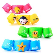 유아동 수영조끼 암링 팔튜브 퍼들점퍼 부력점퍼자켓, 레드 덕