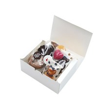 韓國製造 長方形 一鍵式 食品包裝盒 21 x 15 x 8.5 cm, 單一顏色, 50個