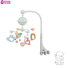 KU.KU. 酷咕鴨 投射聲光旋轉音樂鈴, 1個
