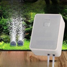 DOA 소형 낚시 산소 공급기 USB 충전식 차량용 저소음, 2홀 산소 6823M 대용량