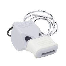 폭스 클래식CMG 호각줄 호루라기 휘슬, 화이트, 1개