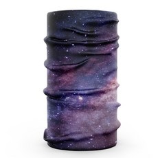 廣隆 冰絲頭巾 冷感透氣防曬魔術頭巾 防風防塵騎行面罩 運動頭巾頭套圍脖口罩面罩 抗UV透氣吸汗, 星空, 1個