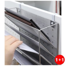 사무실 책상 공간활용 파티션 소품 걸이 도어 후크 파티션걸이(1+1옵션 주문수량의 2배수량 배송), 21mm 화이트