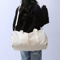 여고니야 더블백 헬스가방 스포츠 운동용 분리형 수납가방, 핑크, 1개