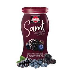 Schwartau 슈바르타우 벨벳 딸기잼 독일 직배송 270g, 블랙 프루트