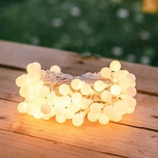 감성 캠핑 알 전구 LED 파티라이트 앵두 줄 조명 야외