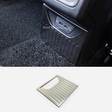 골프 자동차 스타일링 실버 페달 받침대 장식 커버 트림, 기본, 4. Rear kick board