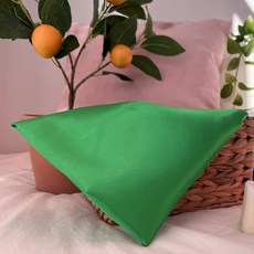 CRT 003 탐나요 대폭 공단 원단 새틴 패브릭 반짝이는 샤틴 식탁보 돌상 천, 1개, 그린