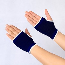 코아 레저 소프트 손바닥 손목 아대 보호대 2개, 블루, 1세트