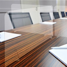 생활창고 투명 아크릴 칸막이 투명가림막, 600x400 뚫림