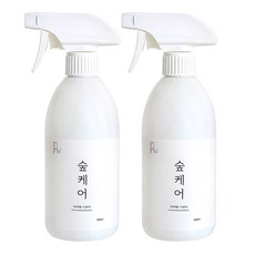 숲케어 편백수 탈취제 피톤치드 스프레이 본품, 500ml, 2개