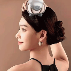 두피 마사지기 헤어 스파 관리 전동 무선 실리콘 간편 휴대 Hair Care & Relaxation, 상세페이지 참조, 1개