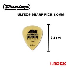 DUNLOP JAZZ III JP 系列 PICK 彈片 簽名 Andy 防滑 XL 鱷魚 犀牛 愛心 FLOW, 1個, Ultex Sharp 犀牛 -1.0
