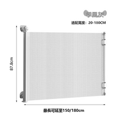 VANLUEE 寵物服飾防護用品 金屬材質 可伸縮 可摺疊, 1個, 灰色
